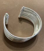 Pulsera Rígida - Hilos Baño de Plata