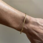 Pulsera rígida - Hilo simple y fino