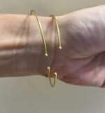 Pulsera rígida - Hilo simple y fino