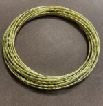 Pulsera rígida - Hilos dorados entrelazados