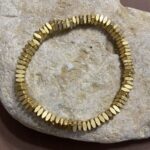 Pulsera elástica con perlas finas