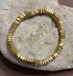 Pulsera elástica con perlas finas