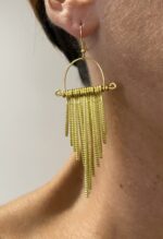 Pendientes con Hileras de Colgantes