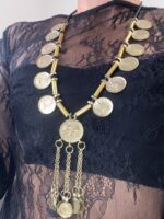 Collar largo medallones