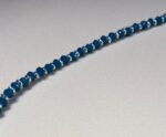 Collar cuentas de colores - plateado