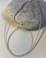 Collar cuentas de colores - plateado