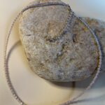 Collar cuentas de colores - plateado