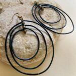 Pendientes 3 círculos móviles