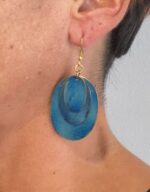 Pendientes óvalos superpuestos - ORIENTE