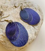 Pendientes óvalos superpuestos - ORIENTE