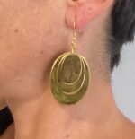 Pendientes óvalos superpuestos - ORIENTE