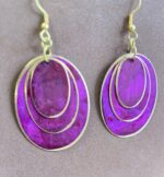 Pendientes óvalos superpuestos - ORIENTE