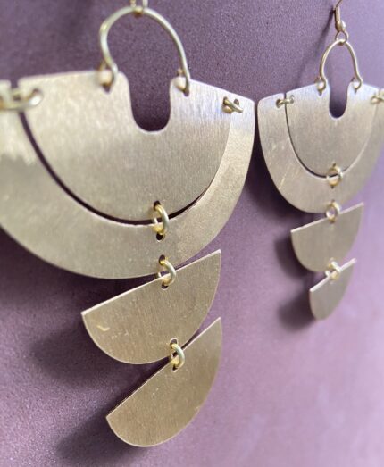 Pendientes DEA - media luna