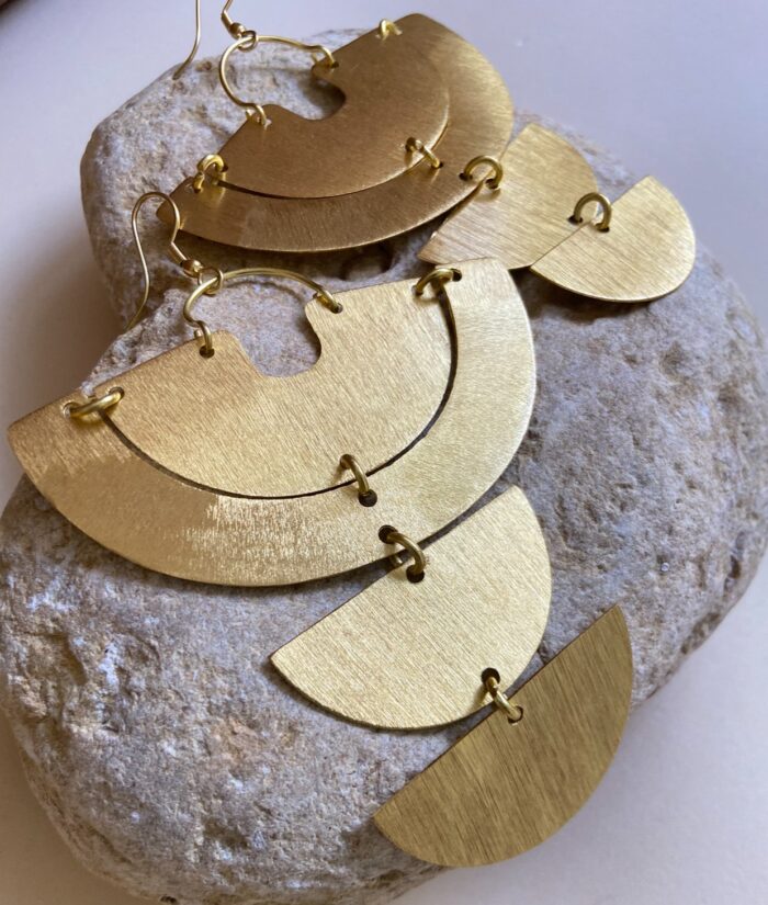 Pendientes DEA - media luna