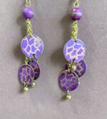 Pendientes 3 dijes circulares - ORIENTE