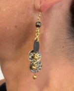 Pendientes 3 dijes circulares - ORIENTE