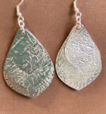 Pendientes hojas colgantes