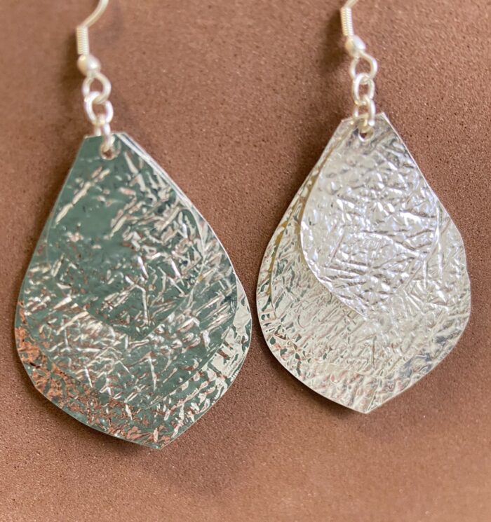 Pendientes hojas colgantes