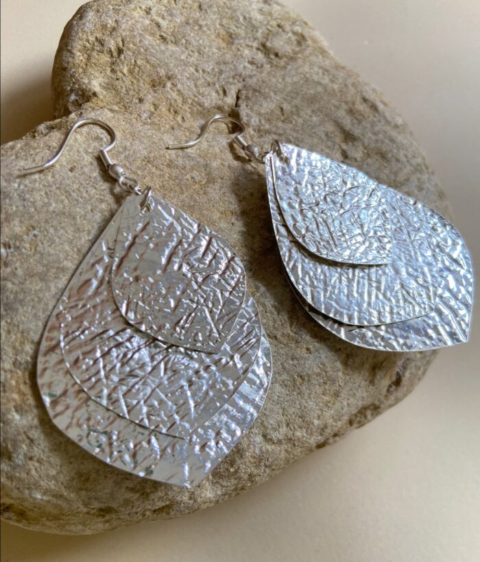 Pendientes hojas colgantes