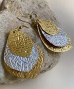 Pendientes hojas colgantes