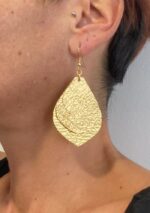 Pendientes hojas colgantes