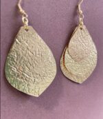 Pendientes hojas colgantes