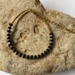 Pulsera Perlas de Colores y base oro