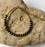Pulsera Perlas de Colores y base oro