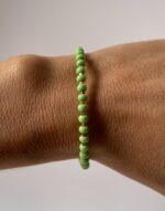 Pulsera Perlas de Colores y base oro