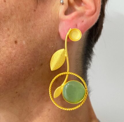 Pendientes fruto verde