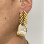 Pendientes Hoja Blanca