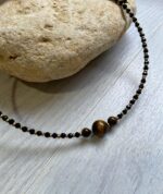 Collar Choke con Cuentas de Colores