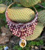 "Tramas de Oriente"- Collar choker de macramè