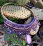 "Tramas de Oriente"- Collar choker de macramè