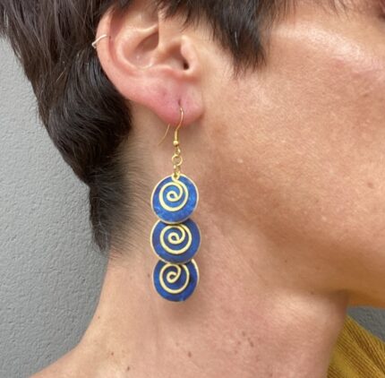 Pendientes"Oriente" – Cascada de Espiral