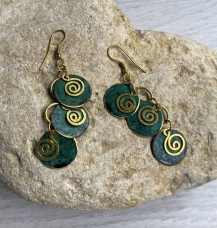 Pendientes"Oriente" – Cascada de Espiral