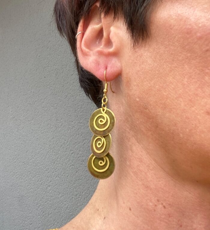 Pendientes"Oriente" – Cascada de Espiral