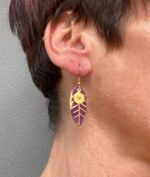 Pendientes ”Oriente" – Hoja y Espiral