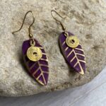 Pendientes ”Oriente" – Hoja y Espiral