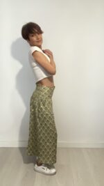 Pantalón capri ancho (largo tres cuartos) - Naisha Handmade Designs