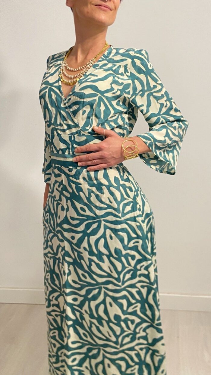 Sahara Breeze – Vestido ampio con stampa boho