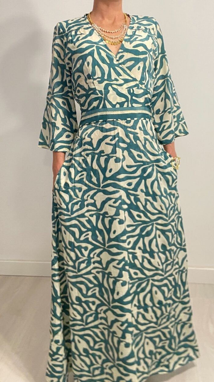 Sahara Breeze – Vestido ampio con stampa boho