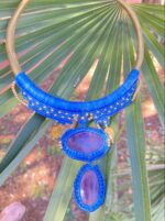 "Tramas de Oriente"- Collar choker de macramè