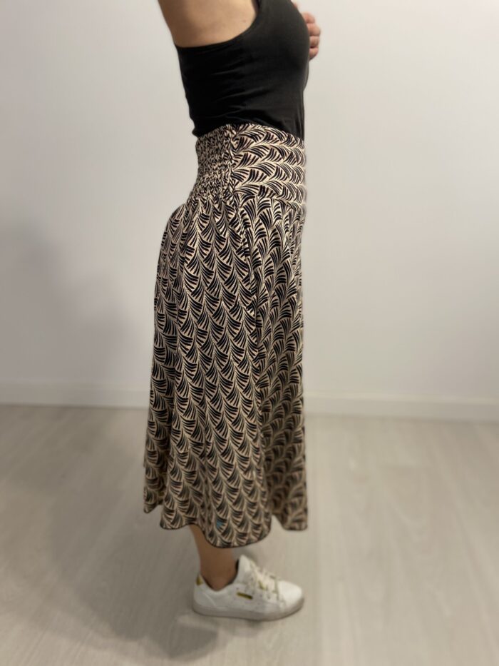 Ethereal Ripple Skirt - Falda midi
