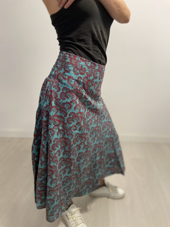 Ethereal Ripple Skirt - Falda midi