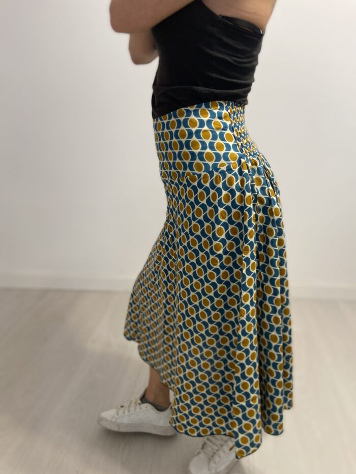 Ethereal Ripple Skirt - Falda midi
