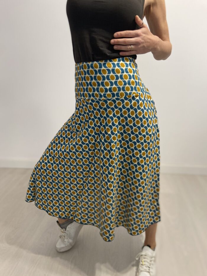 Ethereal Ripple Skirt - Falda midi