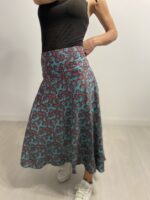 Ethereal Ripple Skirt - Falda midi