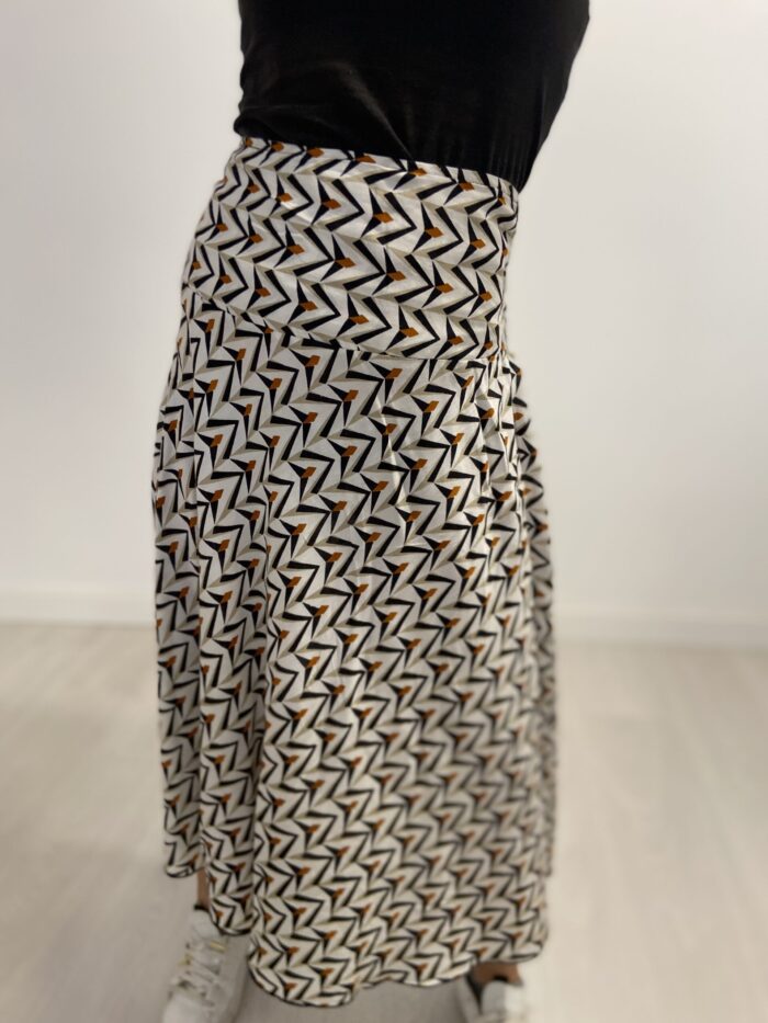 Ethereal Ripple Skirt - Falda midi