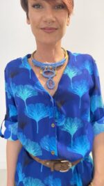 Flowy Essence - Camiciona con Botones